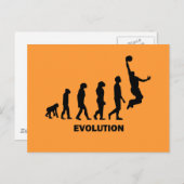 Funny Basketball Postkarte (Vorne/Hinten)