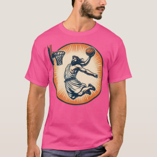 Funny Basketball Retro Jesus Christus T-Shirt