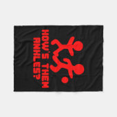 Funny Basketball Sayings Shirt Ankle Breaker Gift  Fleecedecke (Vorderseite (Horizontal))