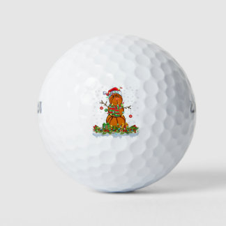 Funny Basketball Snowman Xmas Lights Basketball Ch Golfball