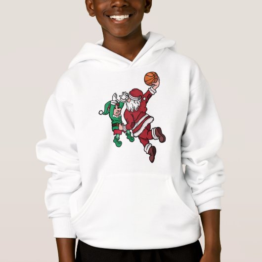 Funny Basketball Spieler Hoodie (Vorderseite)