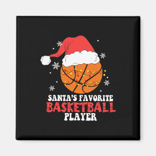 Funny Basketball Spieler Weihnachtsbasketball Love Magnet