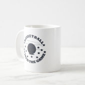 Funny Basketball Sprichwort Kaffeetasse (Vorderseite Links)