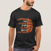 Funny Basketball top T Shirt (Vorderseite)