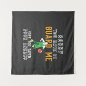 Funny Basketball Wandteppich (Vorderseite (Horizontal))