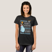 Funny Basketball Weihnachtsangebot Merry Swishmas T-Shirt (Vorne ganz)