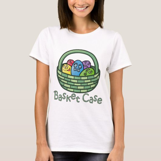 Funny Basketcase Ostern T-Shirt (Vorderseite)