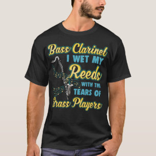 Funny Bass Clarinet Spieler Marinieren Band Saison T-Shirt