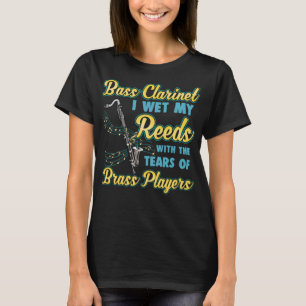 Funny Bass Clarinet Spieler Marinieren Band Saison T-Shirt