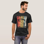 Funny Bass Fishing Gift - Master Baiter T-Shirt (Vorne ganz)