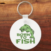Funny Bass Fishing Schlüsselanhänger (Vorderseite)