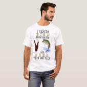Funny Bass Fishing Spaß T-Shirt (Vorne ganz)