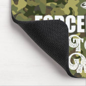 Funny Bass Fishing Zitat Arbeit Sportfisch Camoufl Mousepad (Ecke)