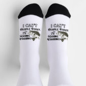 Funny Bass Fishing Zitat Largemouth Cool Fisherman Socken (Oben)