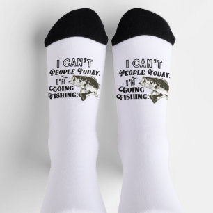 Funny Bass Fishing Zitat Largemouth Cool Fisherman Socken