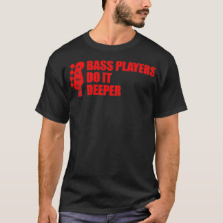 Funny Bass Player Gift Coole Gitarrenspieler T-Shirt