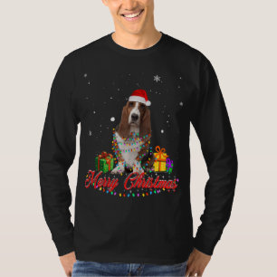 Funny Basset Hound Hund Weihnachten Weihnachten We T-Shirt