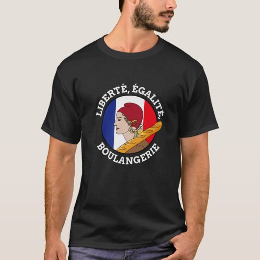 Funny Bastille Day, Marianne France, Französisch R T-Shirt (Vorderseite)