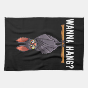 Funny Bat Design für Männer Frauen Nocturnal Bird Geschirrtuch