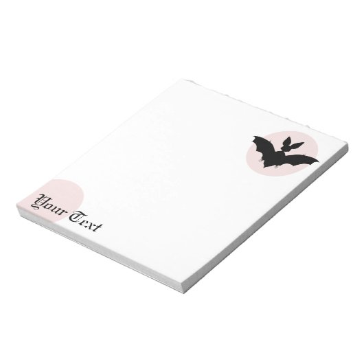 Funny Bat Notizblock (Rotiert)