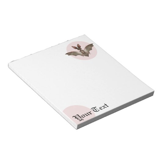 Funny Bat Notizblock (angewinkelt)