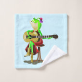 Funny Bath Handtücher Frosch Gitarre spielen - Ihr (Waschlappen)