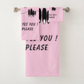 Funny Bath Handtücher mit Neugier Augen - Lächeln (Insitu)