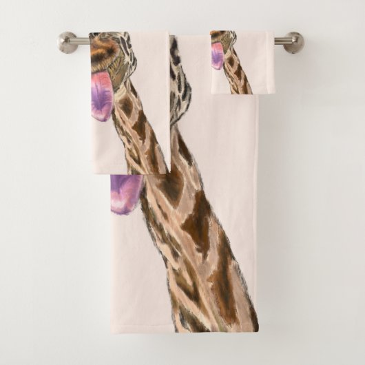 Funny Bath Handtücher mit spielerischer Giraffe Ei (Insitu)