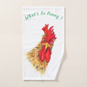 Funny Bath Handtücher überraschend Rooster - Custo