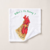 Funny Bath Handtücher überraschend Rooster - Custo (Waschlappen)