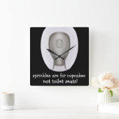 Funny Bathroom Novelty Wall Uhren (Zuhause)