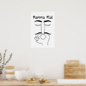 funny bathroom wall art poster (Küche)