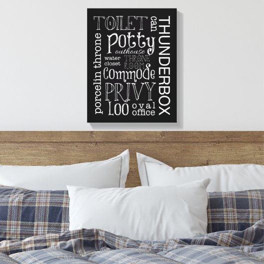 Funny Bathrop Leinwand Art Collection (Insitu (Schlafzimmer))