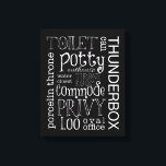 Funny Bathrop Leinwand Art Collection<br><div class="desc">Ideal für Ihr Bad!</div>