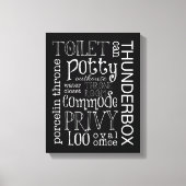 Funny Bathrop Leinwand Art Collection (Vorderseite)