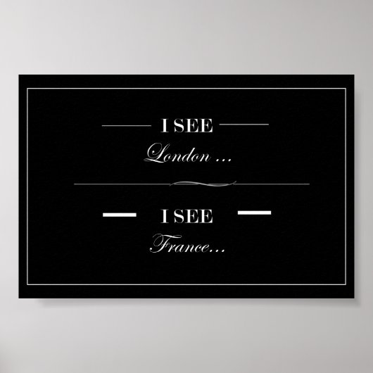 Funny Bathrop Wall Art Poster (Vorne)