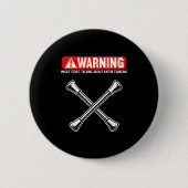 Funny Baton Twirling Button (Vorderseite)