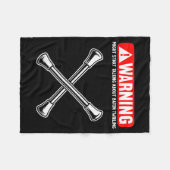 Funny Baton Twirling Fleecedecke (Vorderseite (Horizontal))