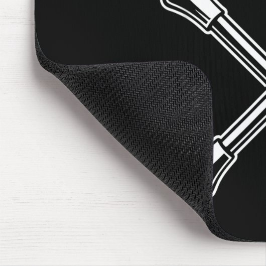 Funny Baton Twirling Mousepad (Ecke)