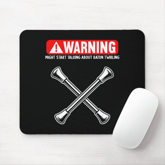 Funny Baton Twirling Mousepad (Mit Mouse)