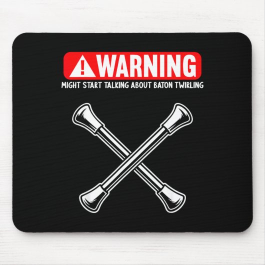 Funny Baton Twirling Mousepad (Vorne)