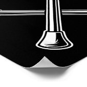 Funny Baton Twirling  Poster (Ecke)