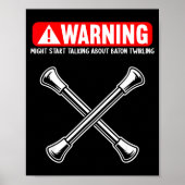 Funny Baton Twirling  Poster (Vorne)