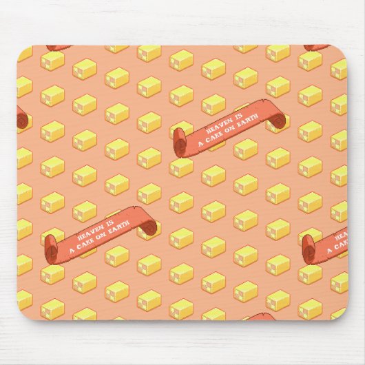 Funny Battenberg Heaven ist ein Kuchen auf Erden-M Mousepad (Vorne)