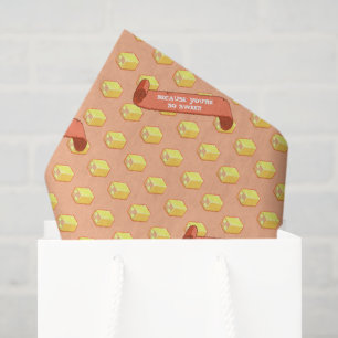 Funny Battenberg, weil du so süßes Muster bist Seidenpapier