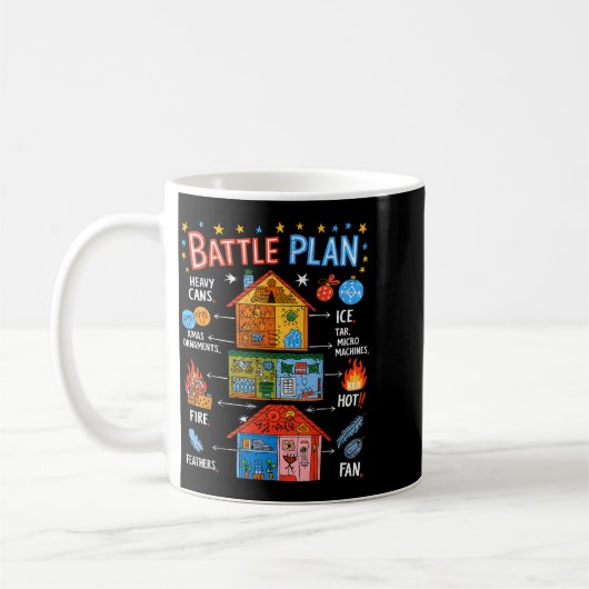 Funny Battle Plan Christmas Home Kids Hand Dawn Al Kaffeetasse (Links)