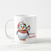 Funny Bauble Buddy Penguin Weihnachten Kaffeetasse (Links)