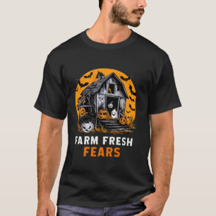 Funny Bauer Kostüm Halloween Spooky Pumpkins Hau T-Shirt