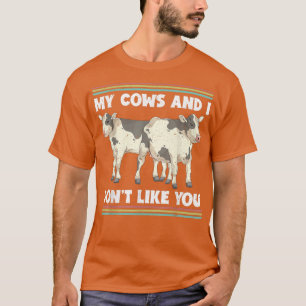 Funny Bauer Kuh Lover Farm Tierische Zuchtkuh T-Shirt