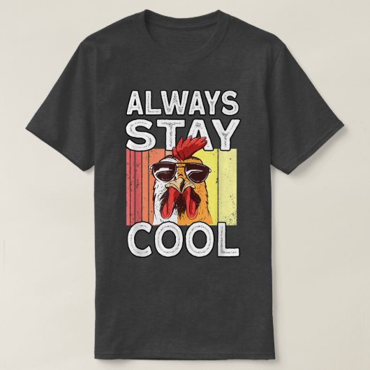 Funny Bauer Rooster Hen Chicken T - Shirt (Design vorne)